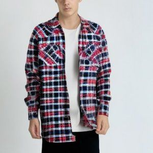 TRADITIONAL WESTERN SHIRT WITH PEARL SNAPS AND DOUBLE FRONT POOCKETS